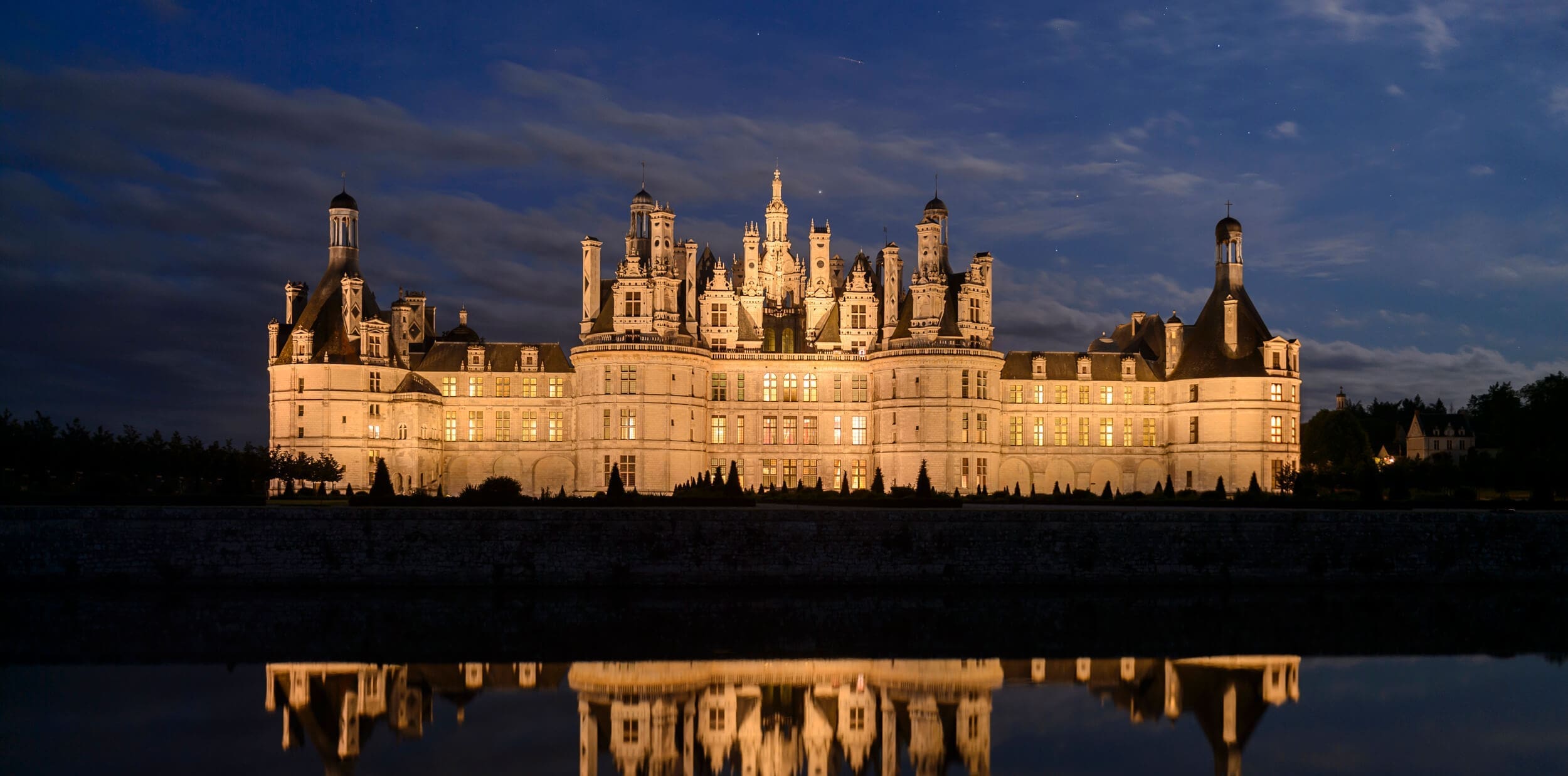 Christmas at the Château de Chambord.